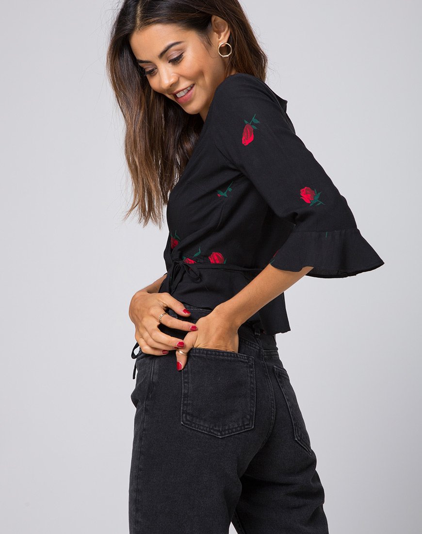 Bild von Giamba Top in Scatter Rose