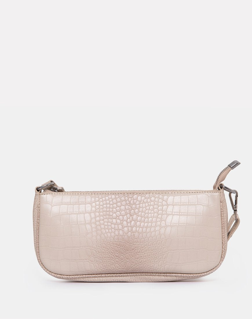 Image of Gigi Umhängetasche in Croc Beige