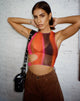 Bild von Gilard Crop Top in Solarized Orange und Pink