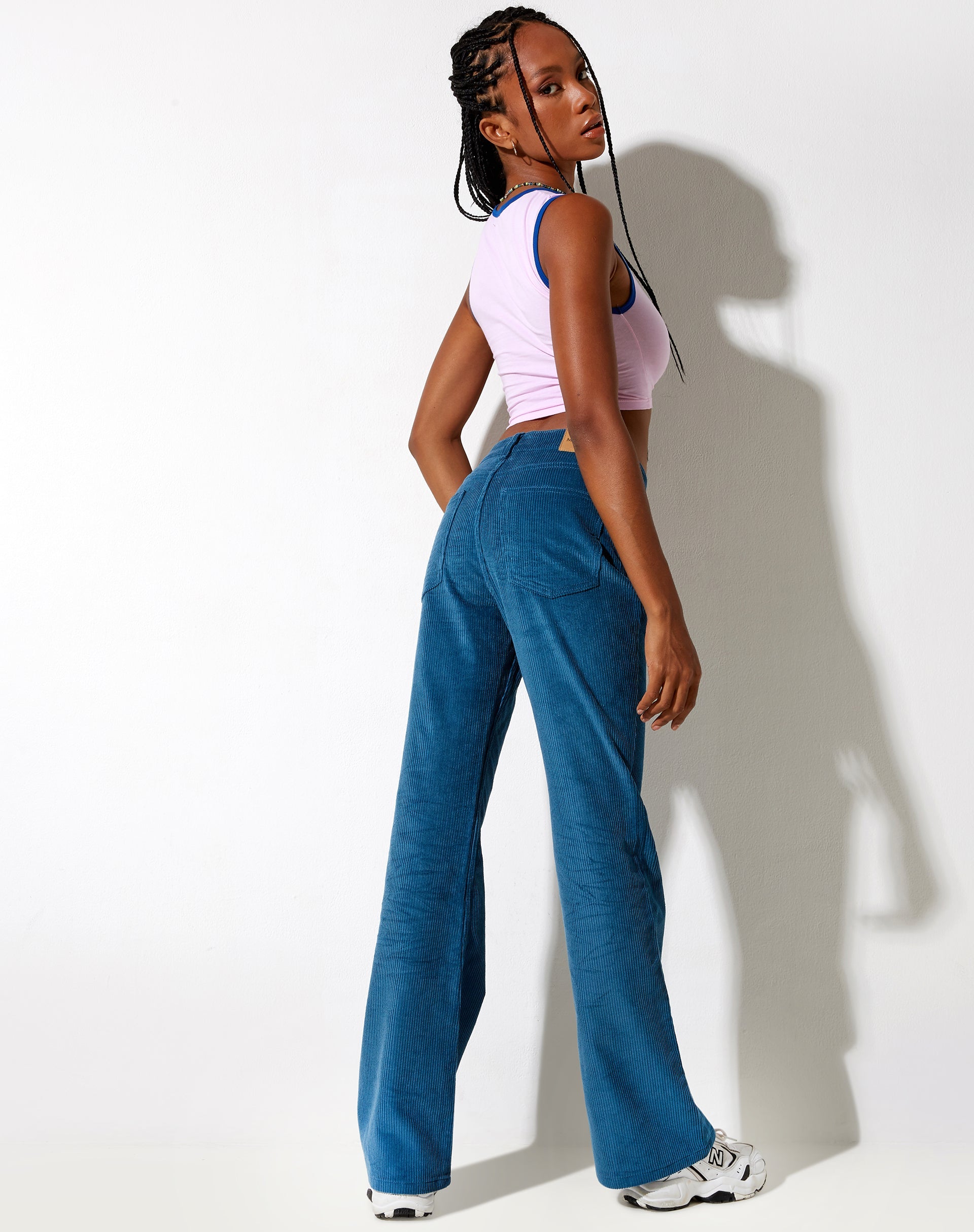 Bild von Gimon Crop Top in Pink Bind Blau Cant Relate