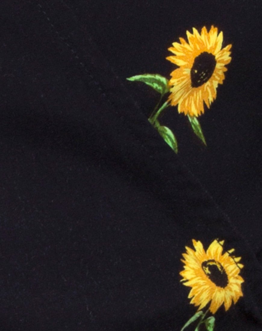 Bild von Gios Crop Top in Ditsy Sonnenblume
