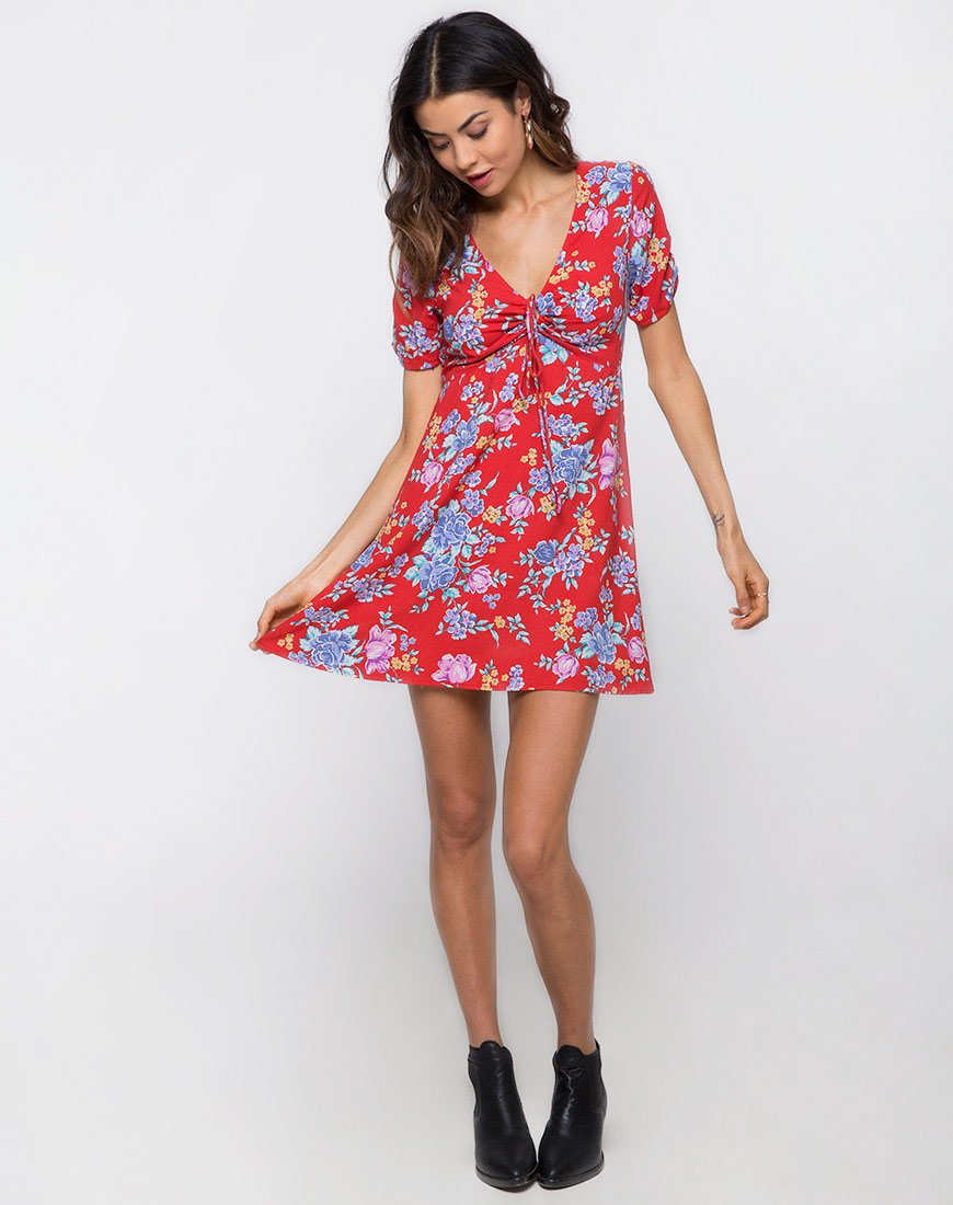 Bild von Giska Tee-Kleid in Vintage Fleur