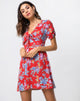 Bild von Giska Tee-Kleid in Vintage Fleur