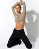 Bild von Gisy Crop Top aus Lycra London Fog