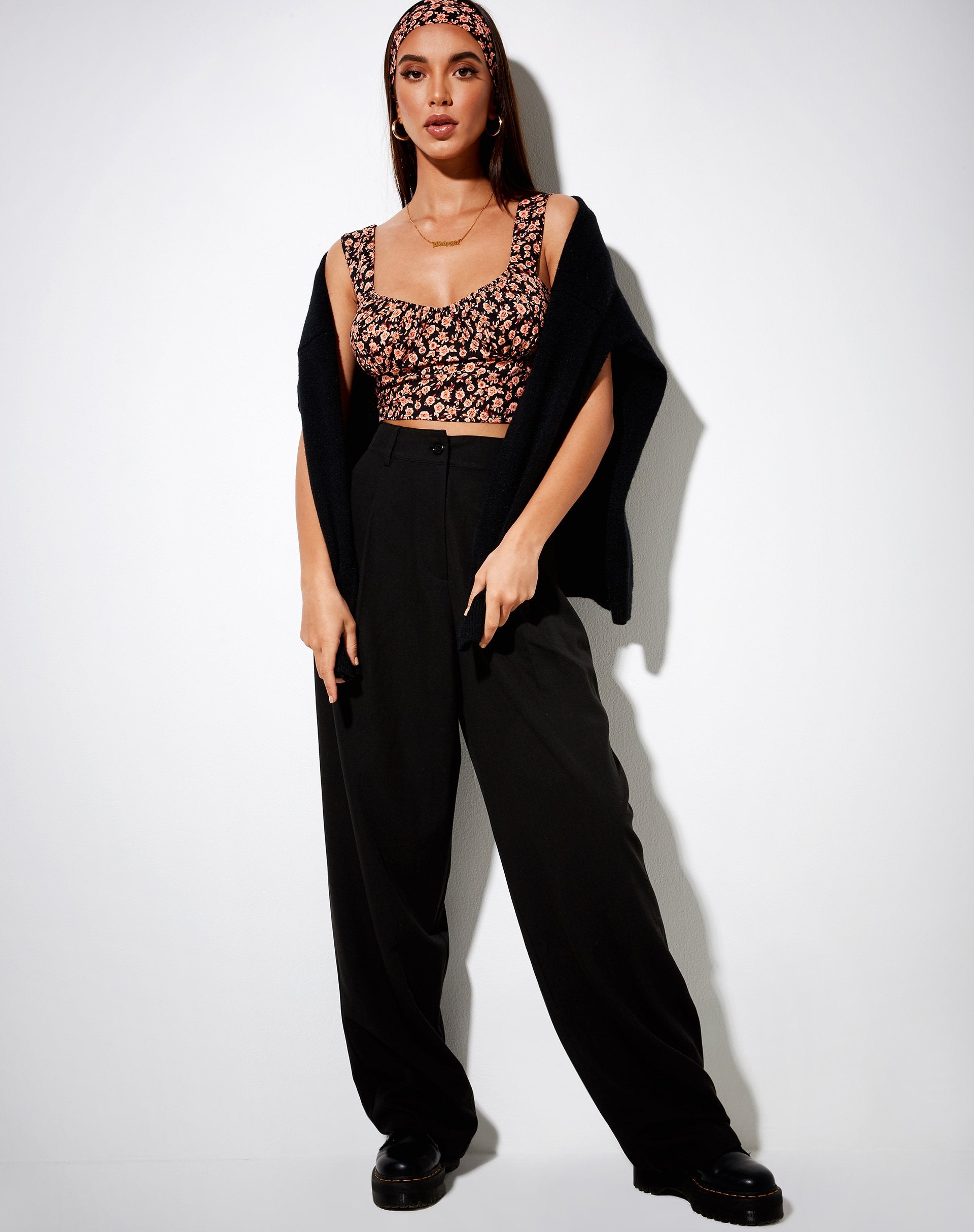 Bild von Gladis Vest Crop Top in Autumn Blossom