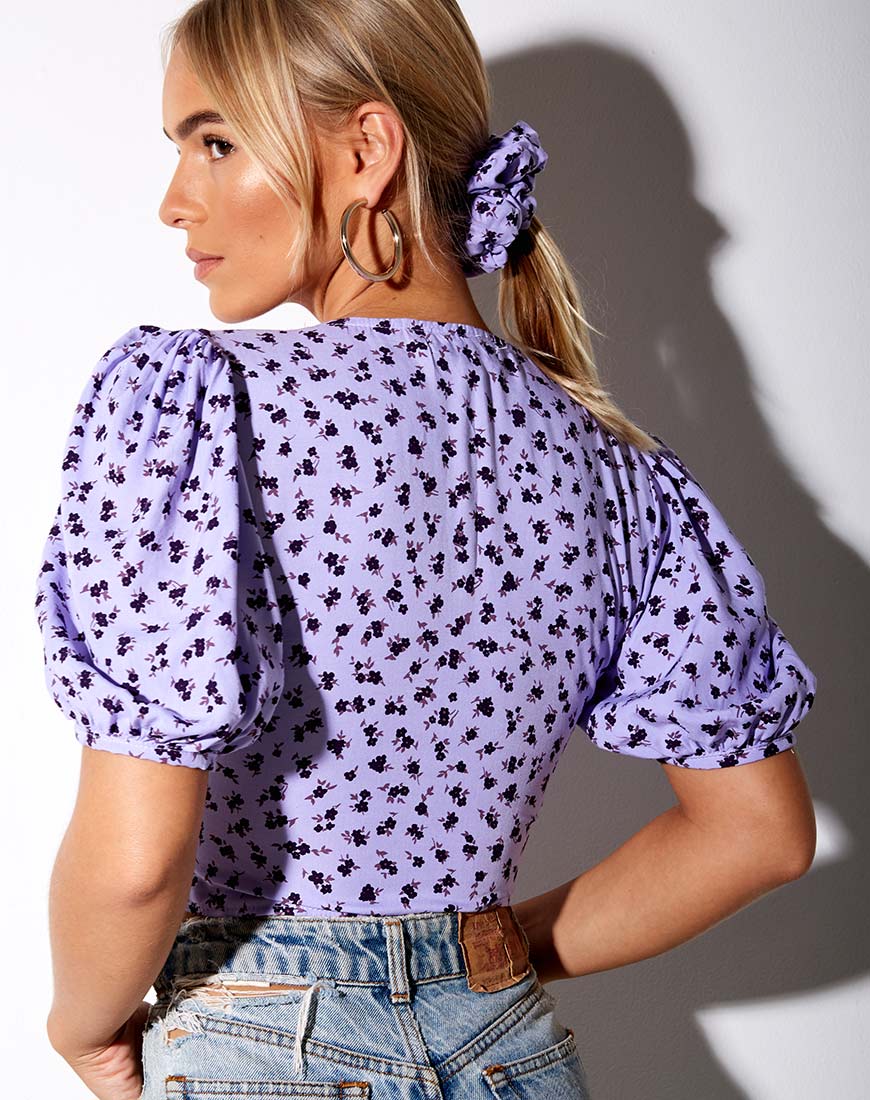 Bild von Glarie Crop Top in Dainty Daisy Lilac