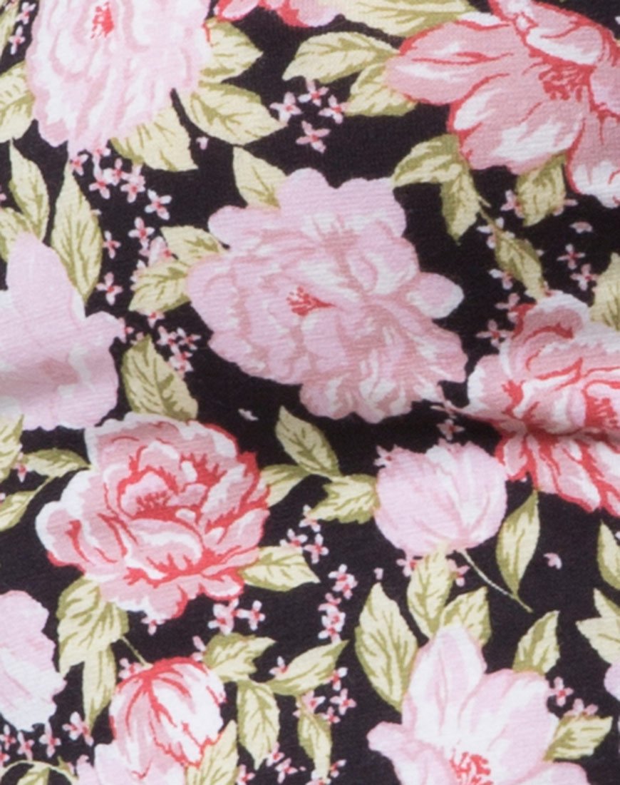 Bild von Glior Crop Top in Bloom Floral
