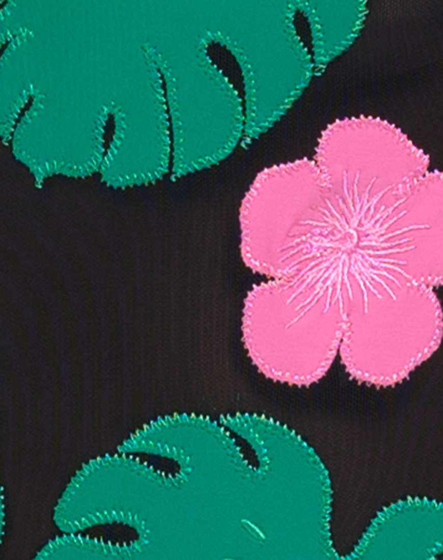 Bild der Göttin Hibiskus im Paradies Schneiden und Nähen