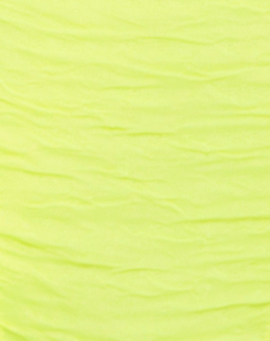 Bild von Goddess Badeanzug in 80s Crinkle Sour Lime