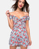 Bild von Karoo Mini Dress in Blooming Rose