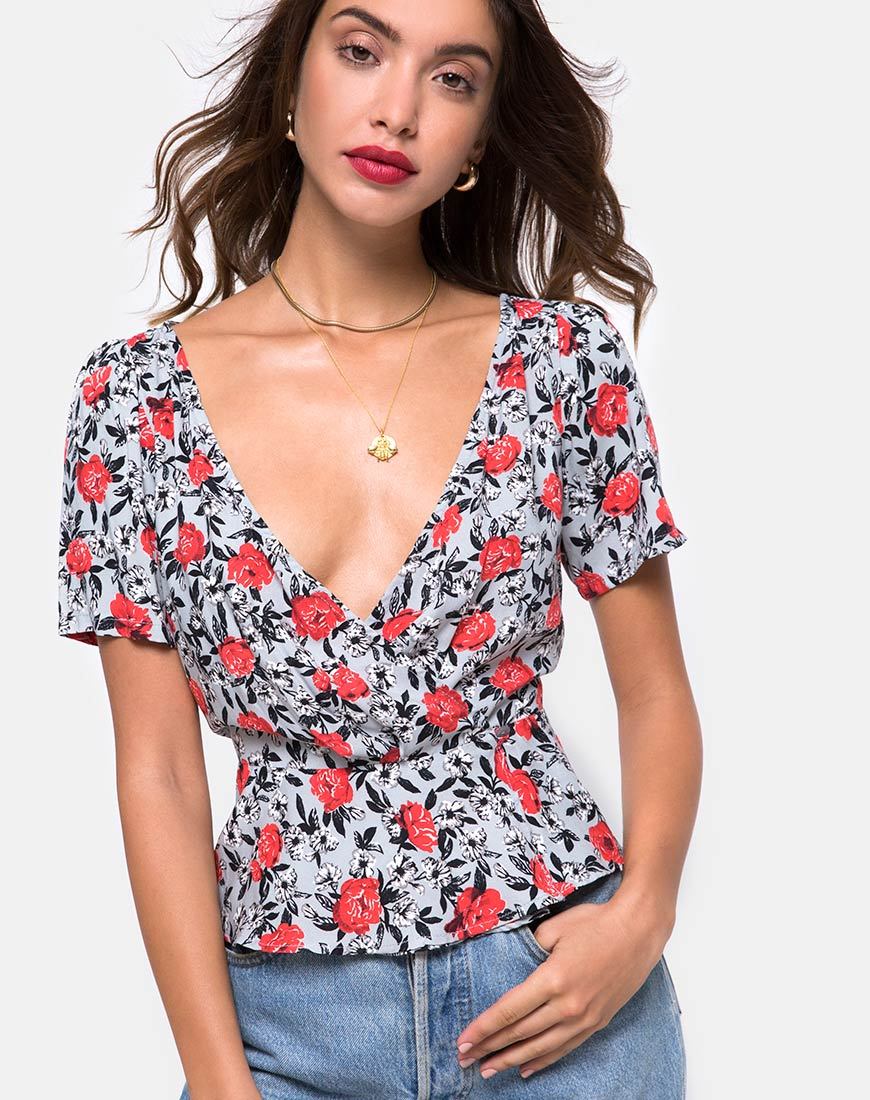 Bild von Shanina Top in Blooming Rose