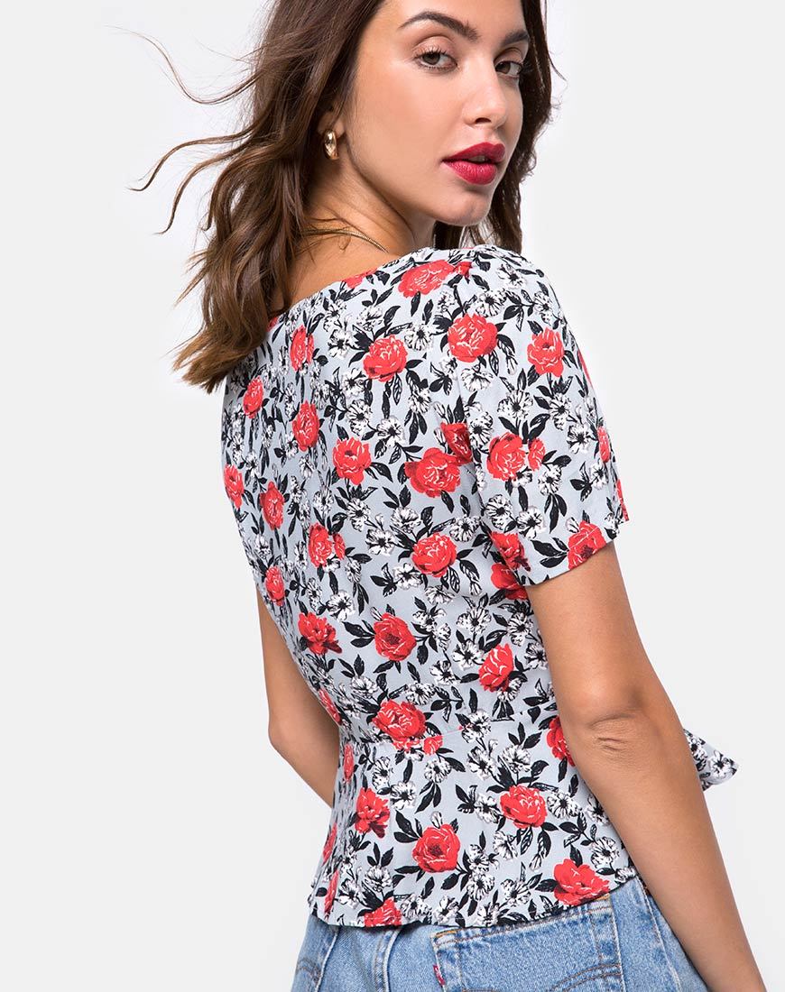 Bild von Shanina Top in Blooming Rose
