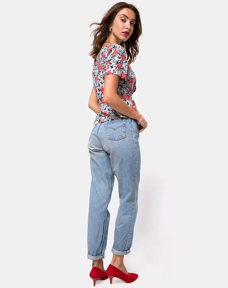 Bild von Shanina Top in Blooming Rose