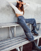 Image of Basta Jogger in Acid Stone Wash mit Drachen-Stickerei