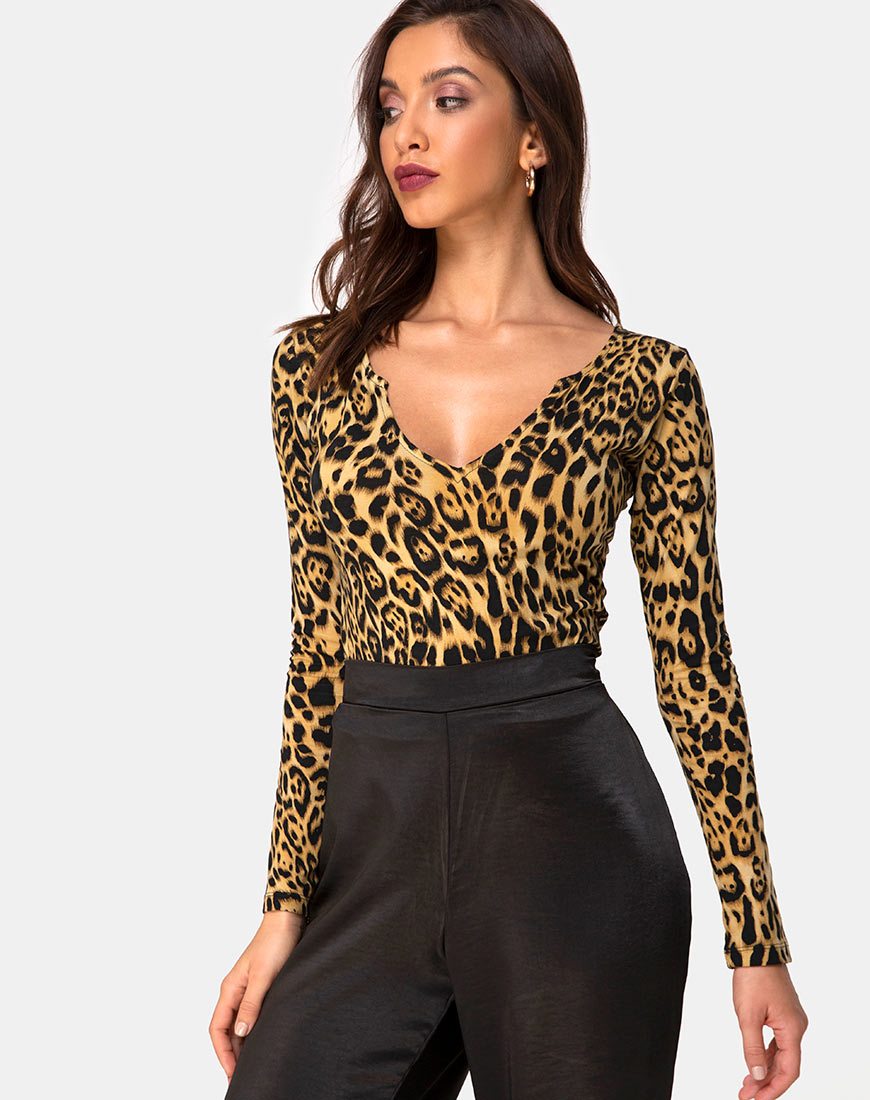 Bild von Guanelle Top in Leopard