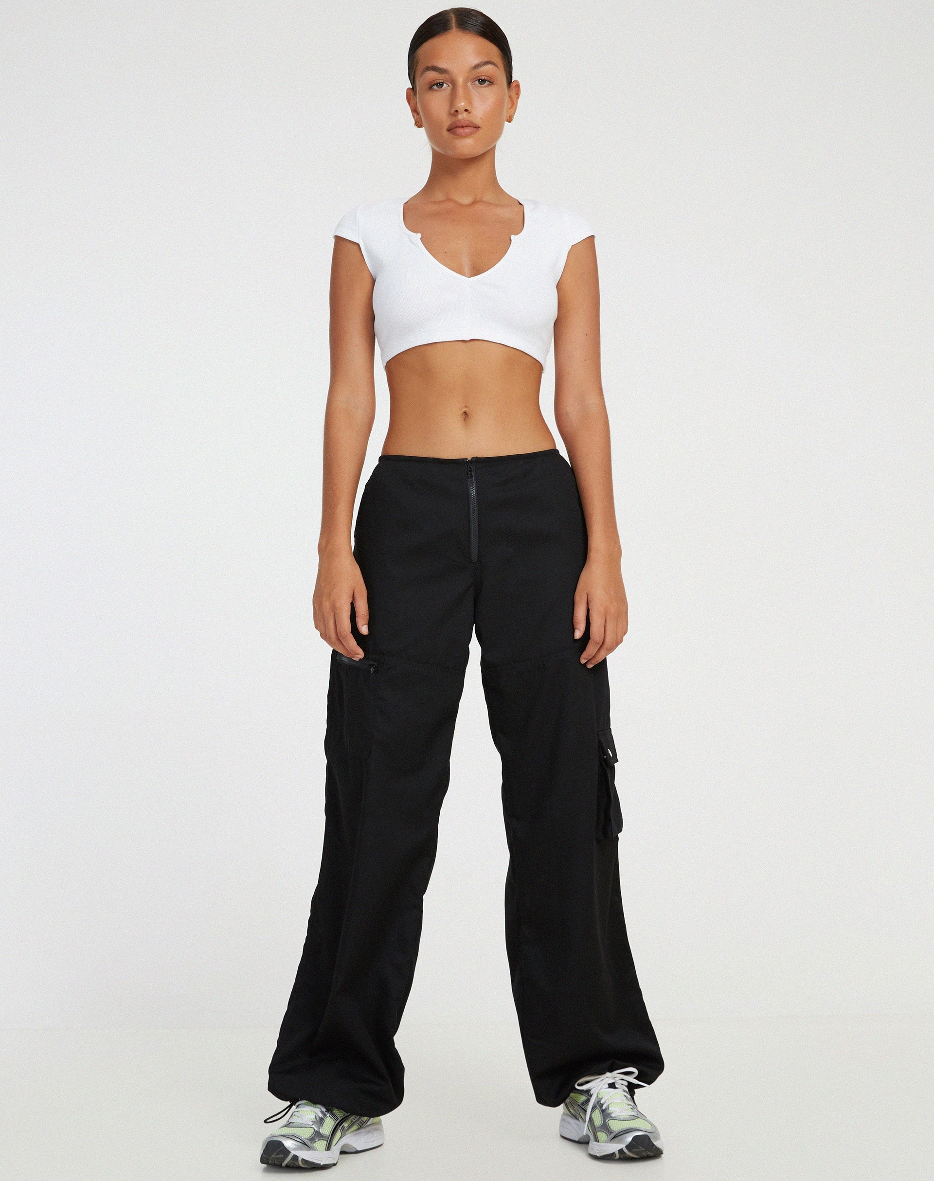 Bild von Guanna Crop Top in Weiß