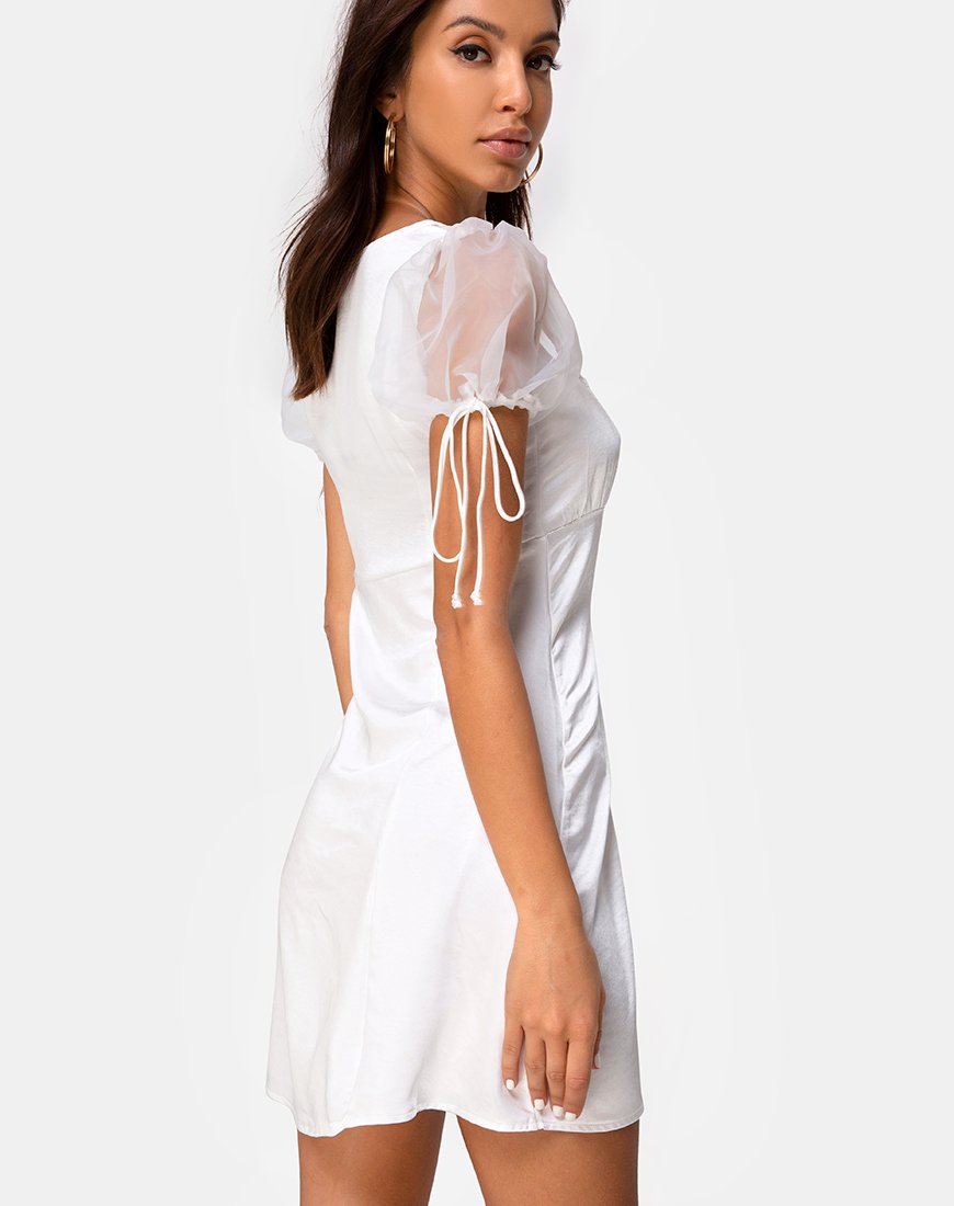Image of Guenelle Kleid aus Organza Creme