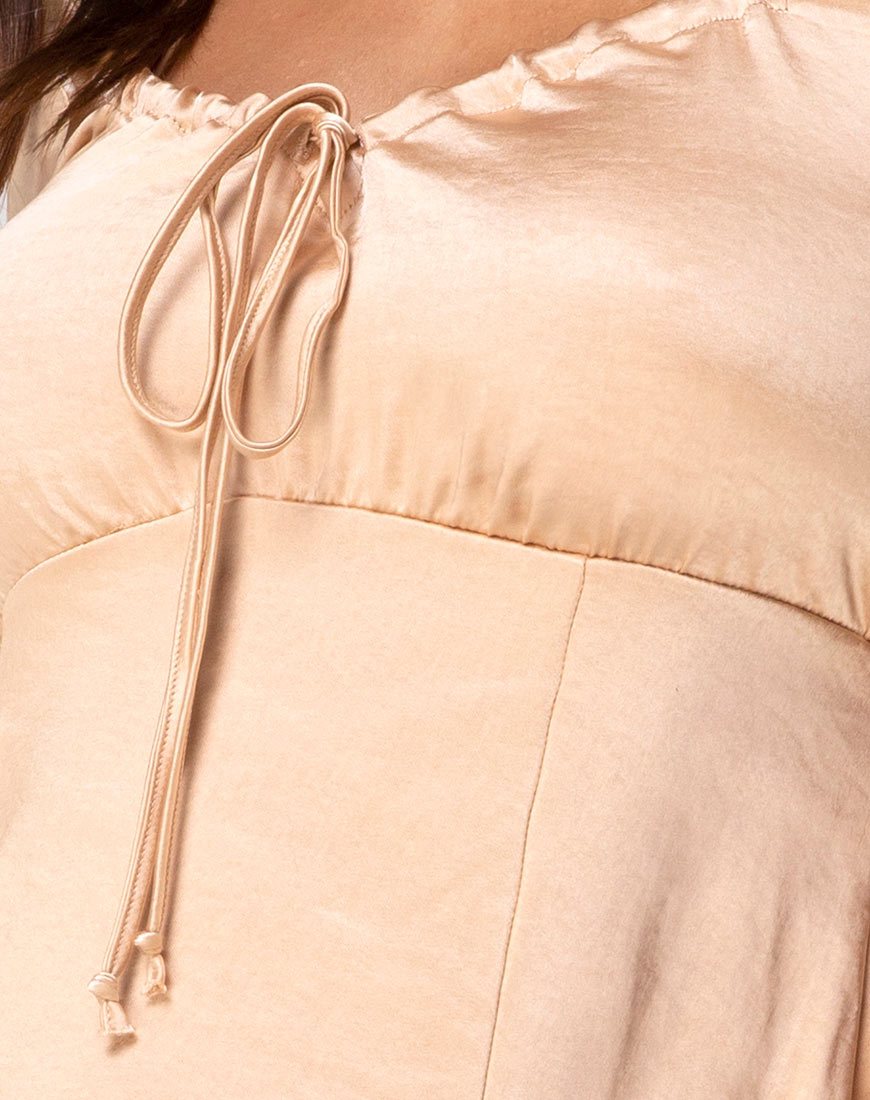 Bild von Guenette Kleid in Satin Gold