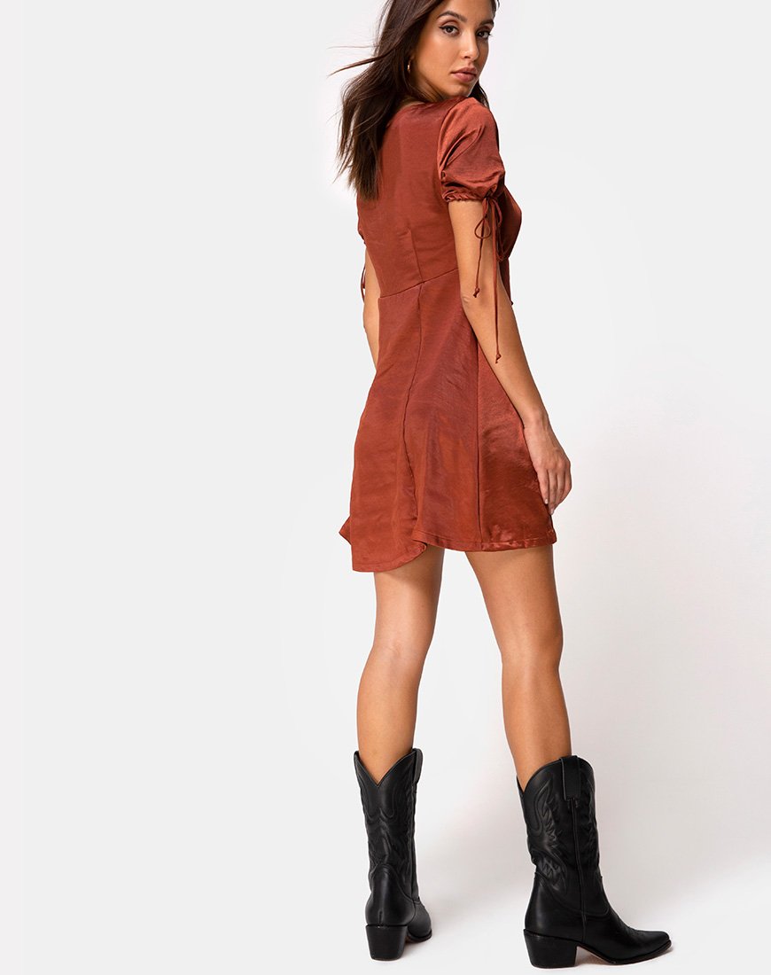 Image von Guenette Kleid in Dunkelrost