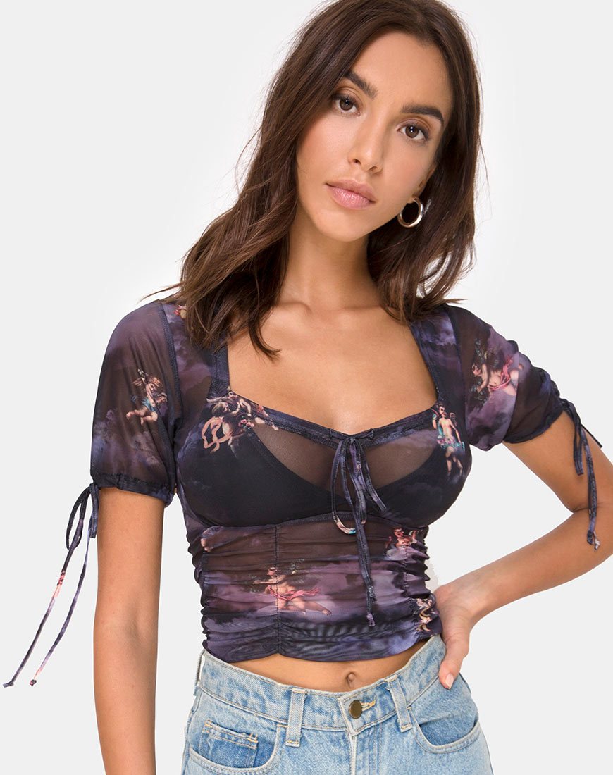 Guinevre Top aus Dark Angel Mesh