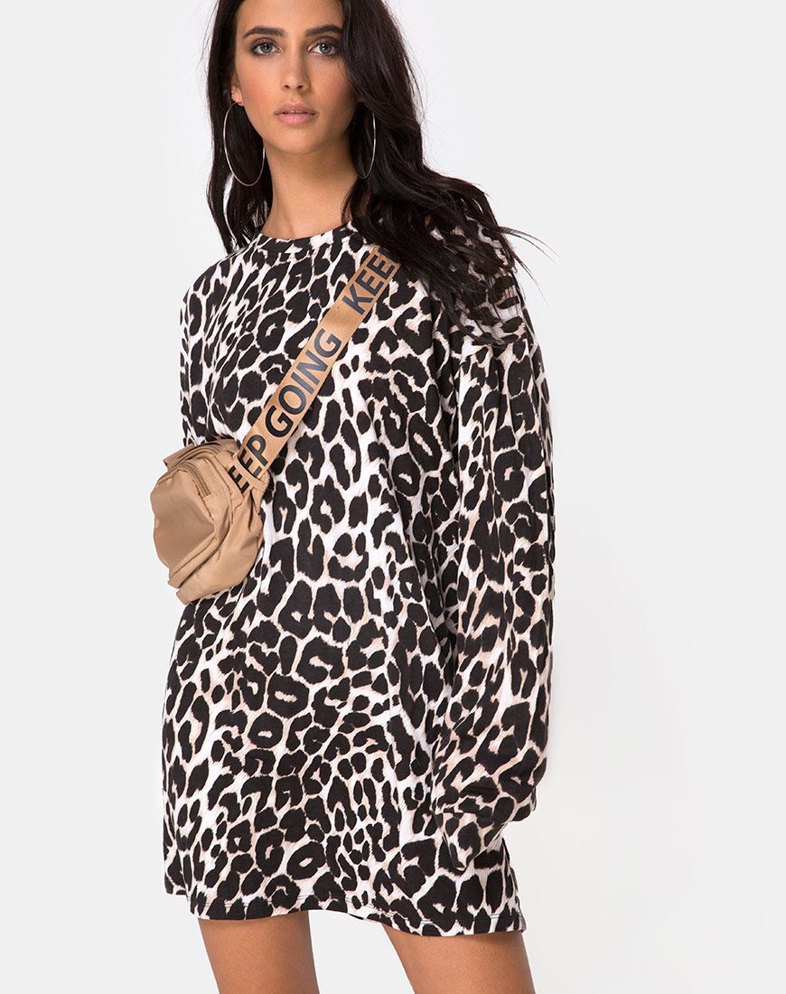 Lotsun Kleid in Übergröße Jaguar