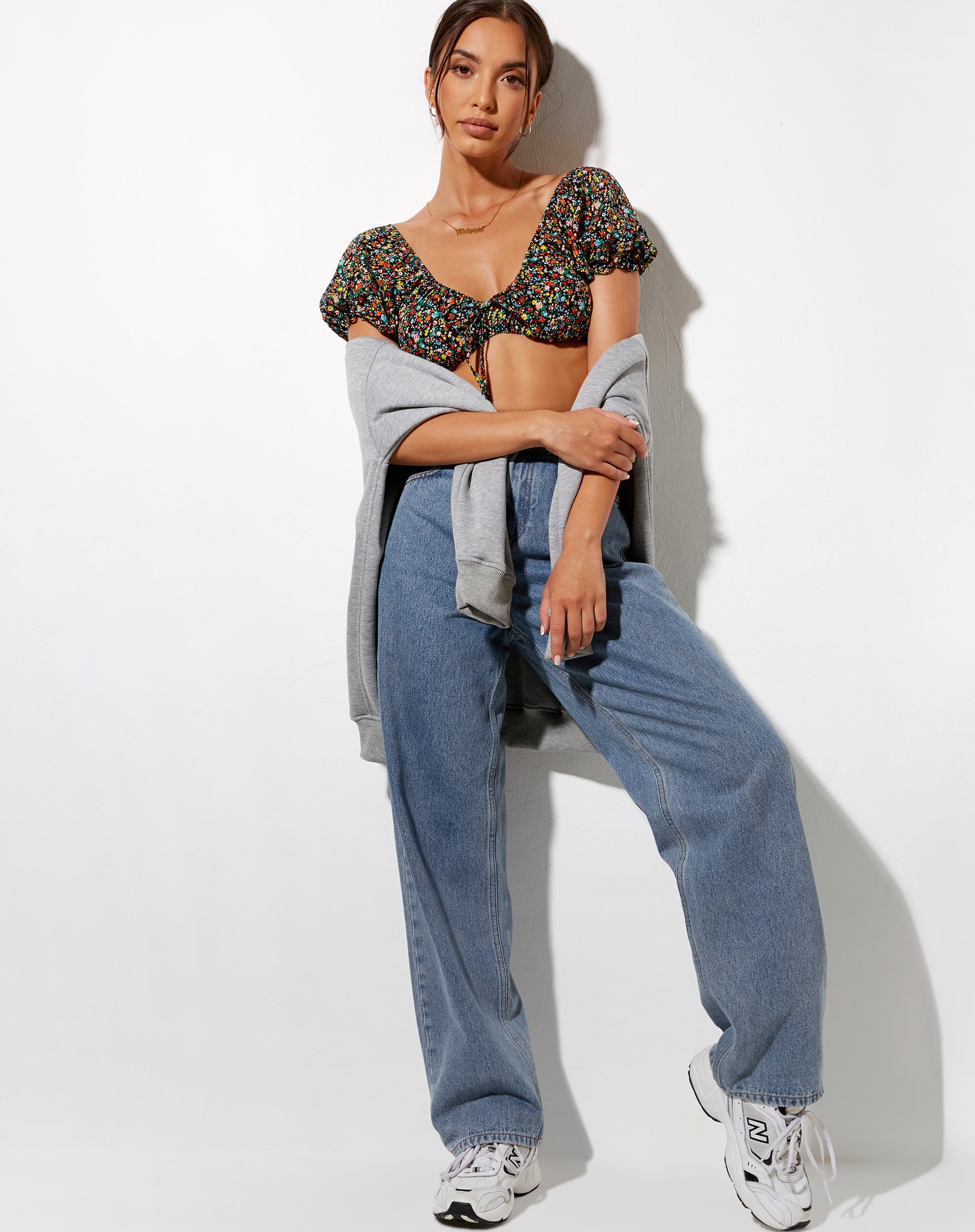 Bild von Haenji Crop Top in Kenny Floral