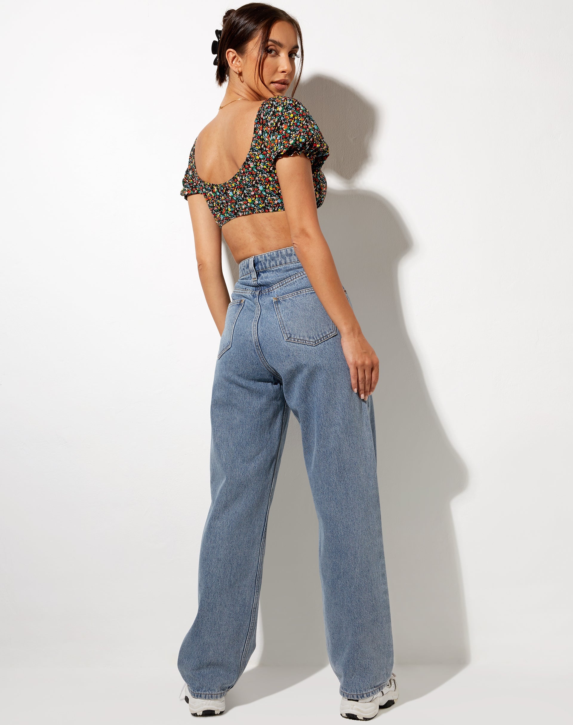 Bild von Haenji Crop Top in Kenny Floral