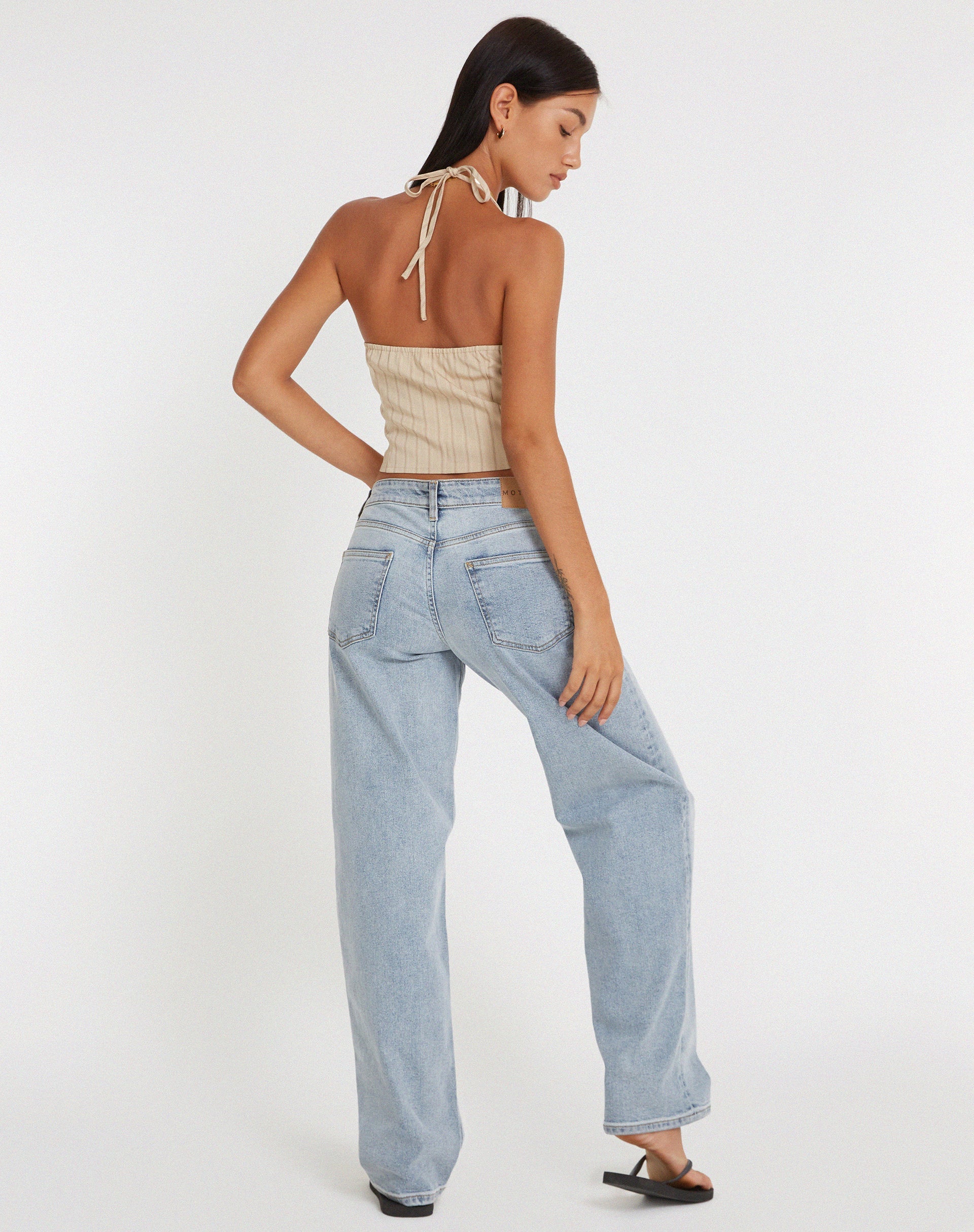 Bild von Hajra Vest Top in Creme gestreift