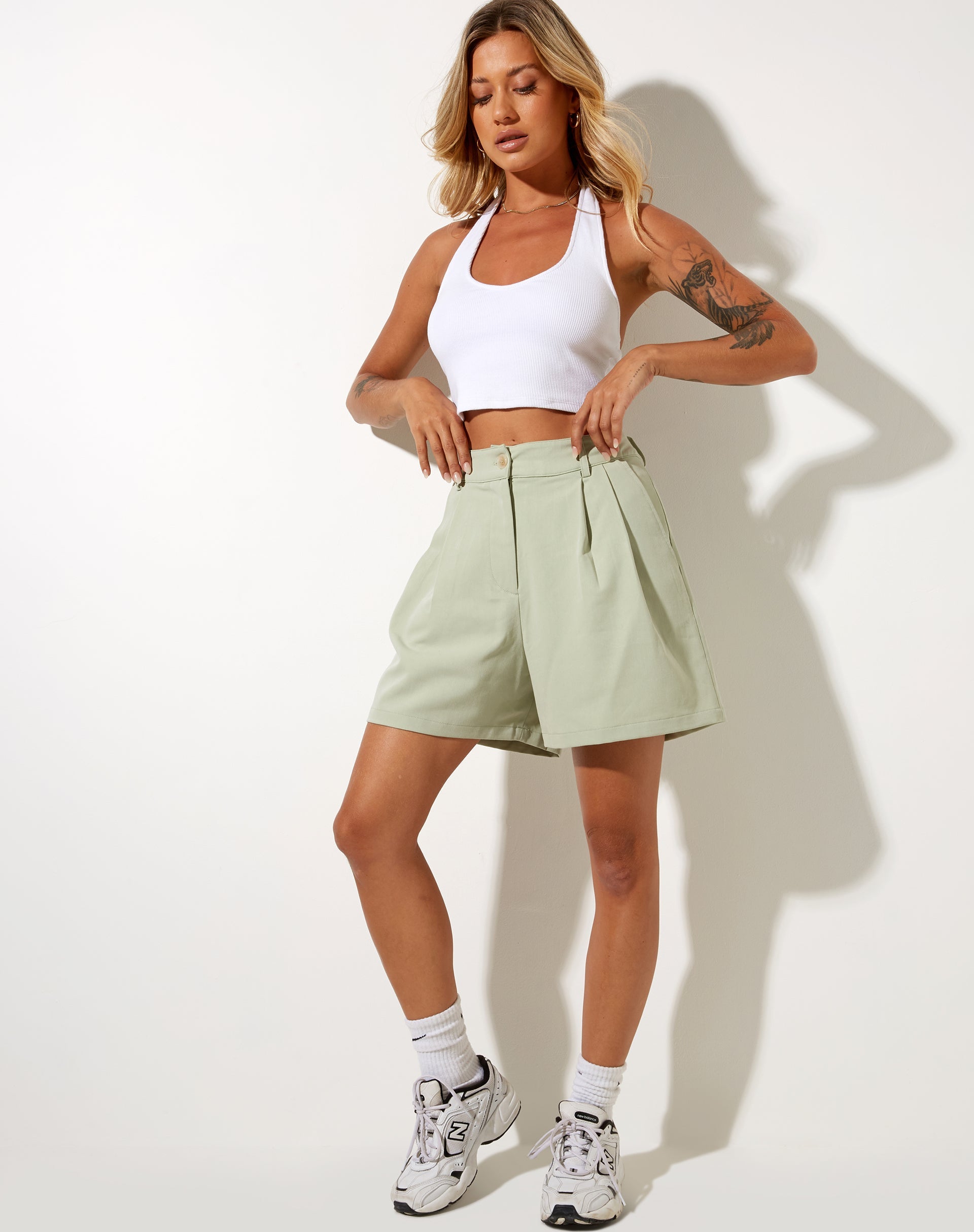 Image von Hamo Tailored Short in Salbei
