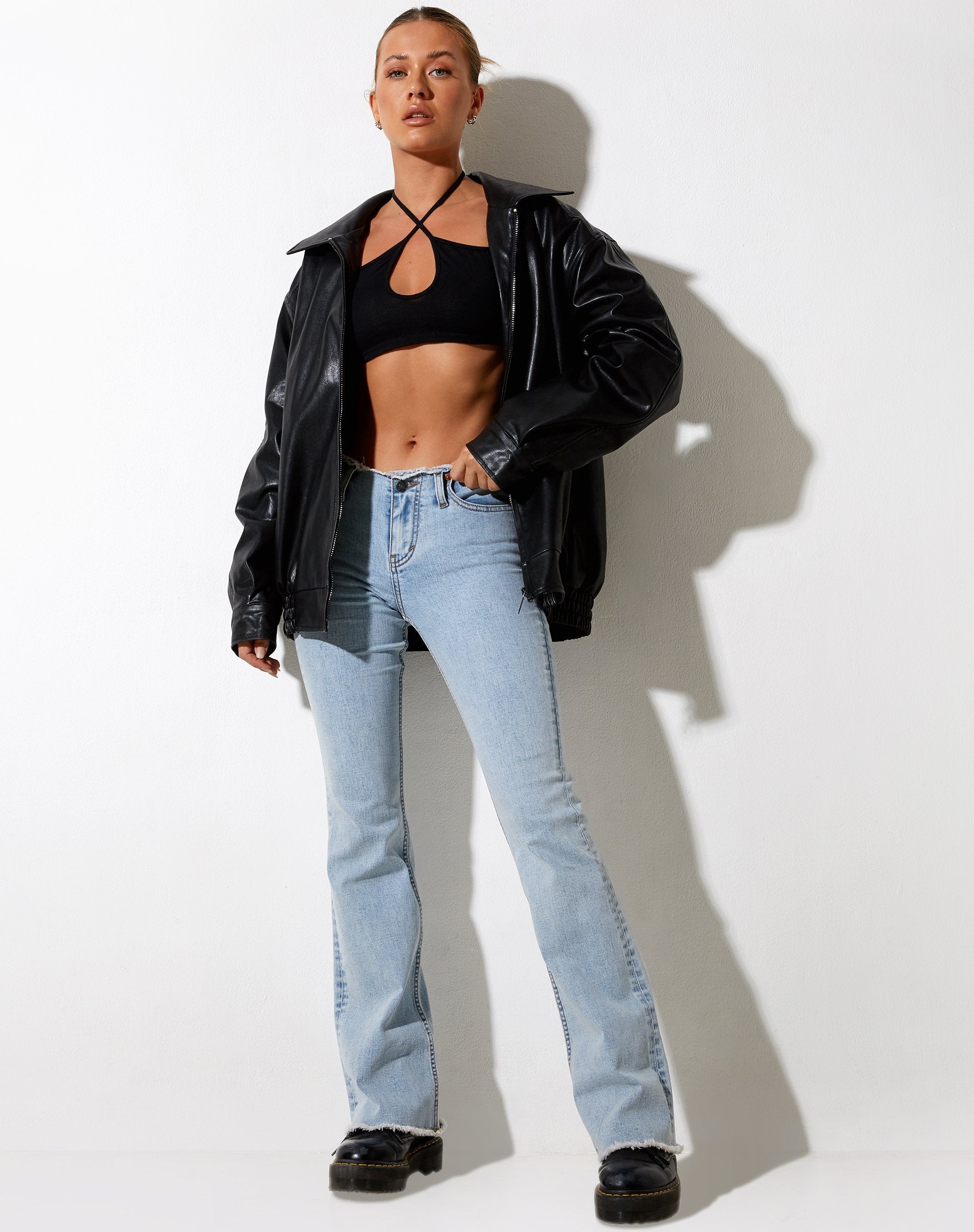 Bild von Haneul Crop Top in Schwarz