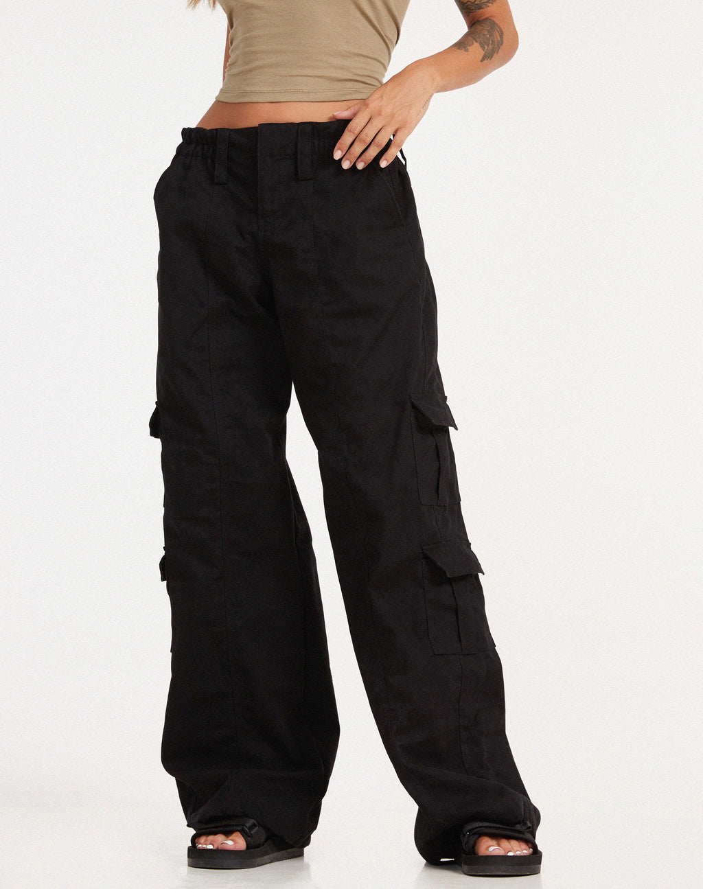 Hansa Cargo-Hose in Schwarz