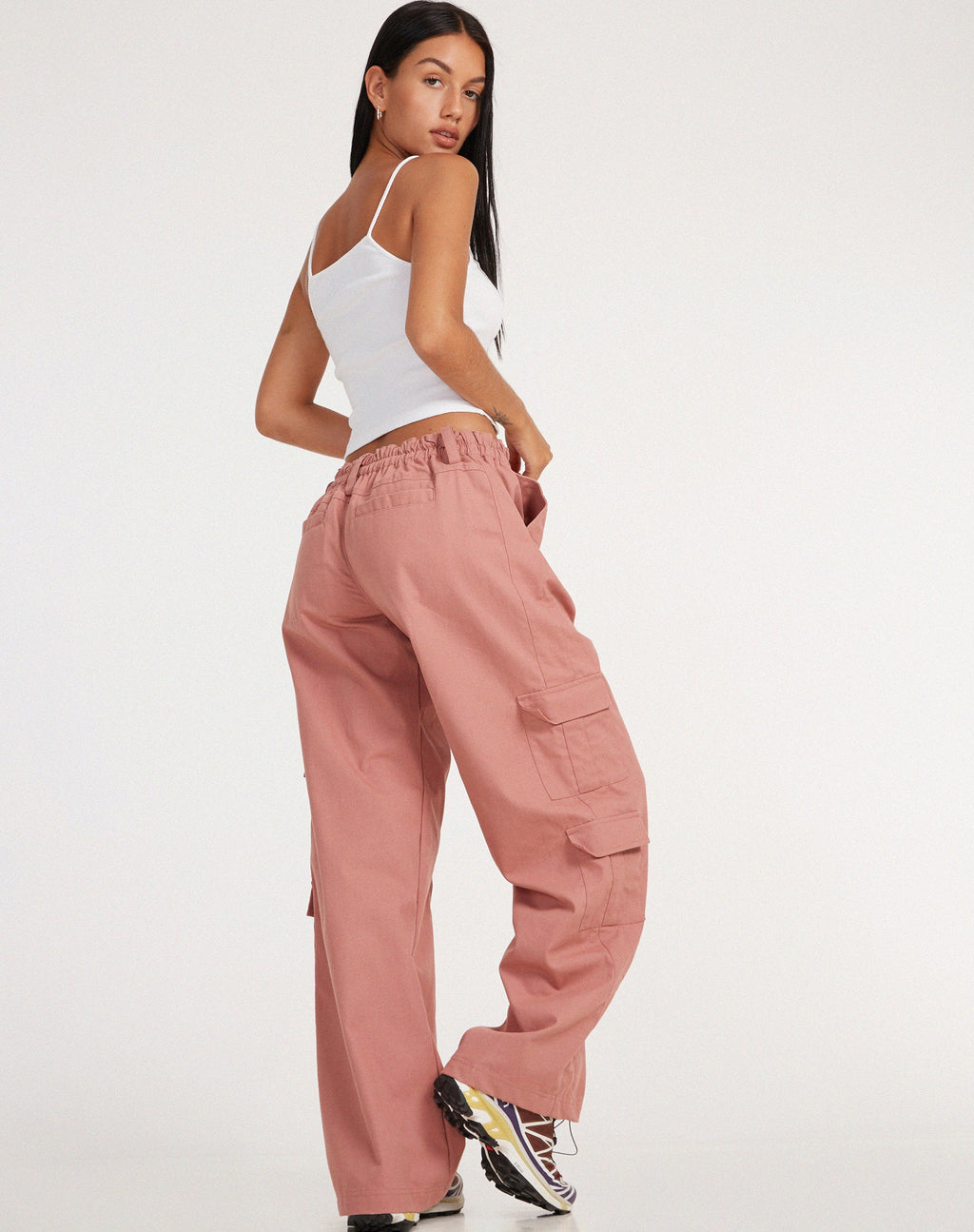 Hansa Cargo-Hose in staubigem Rosa