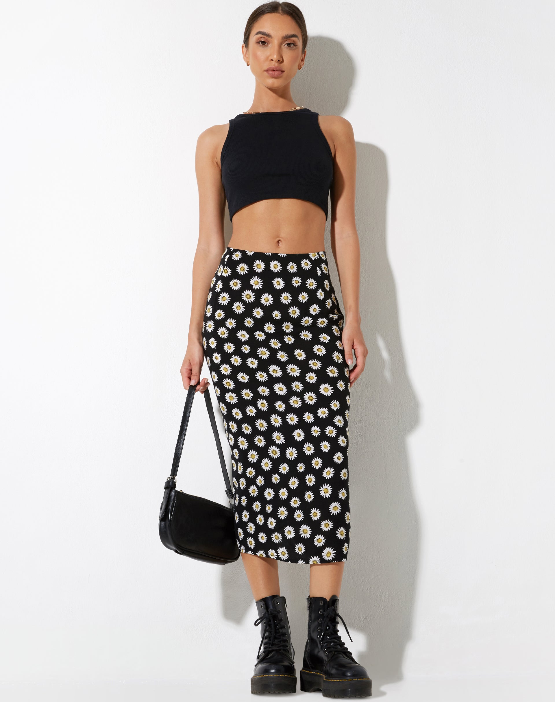 Abbildung des Harriet Midirocks in Grunge Daisy Black