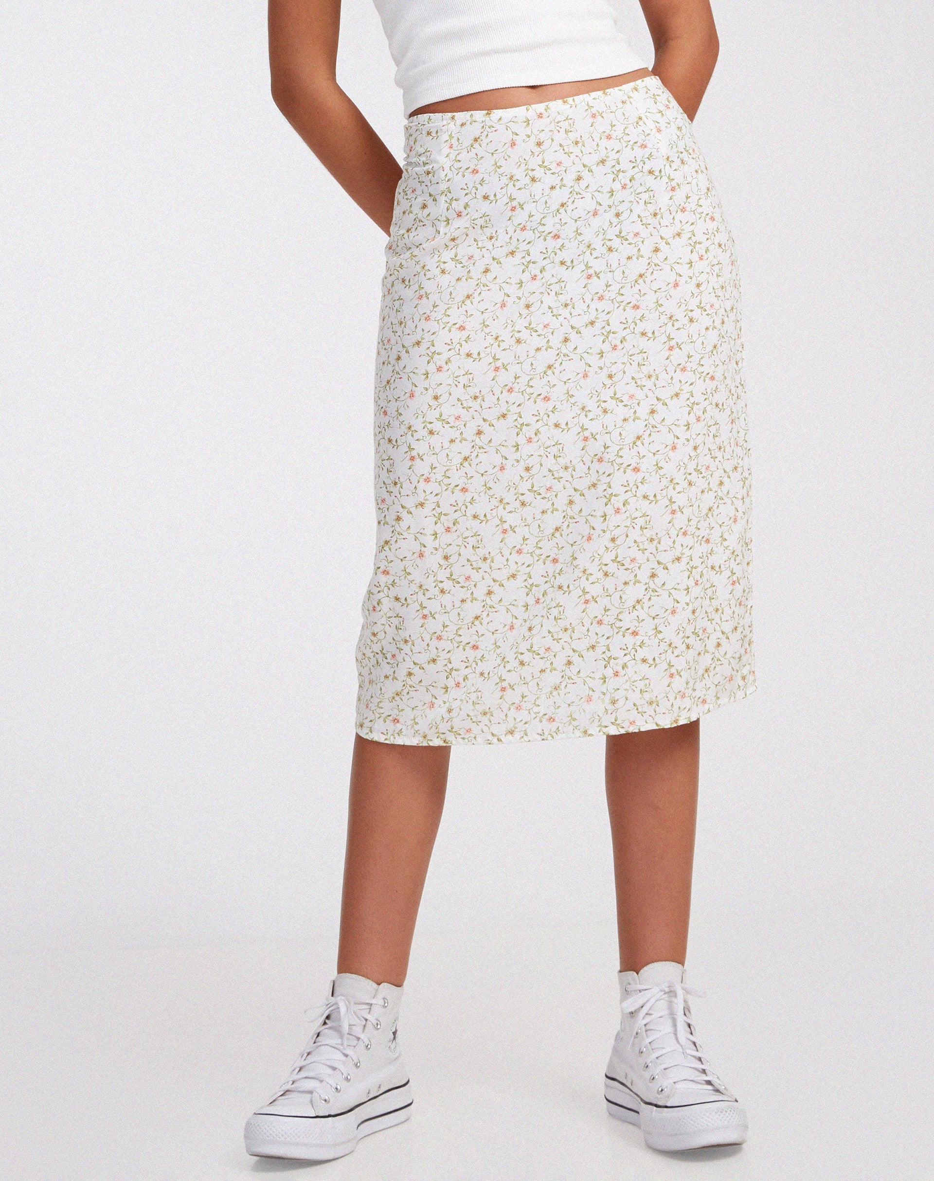Abbildung des Midirocks Harriet in Pretty Petal Ivory