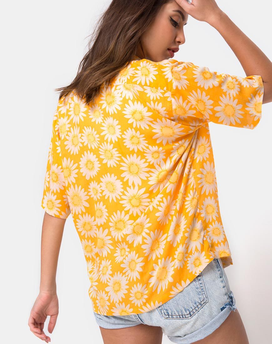 Image of Hawaii-Hemd in Sunkissed Yellow Floral