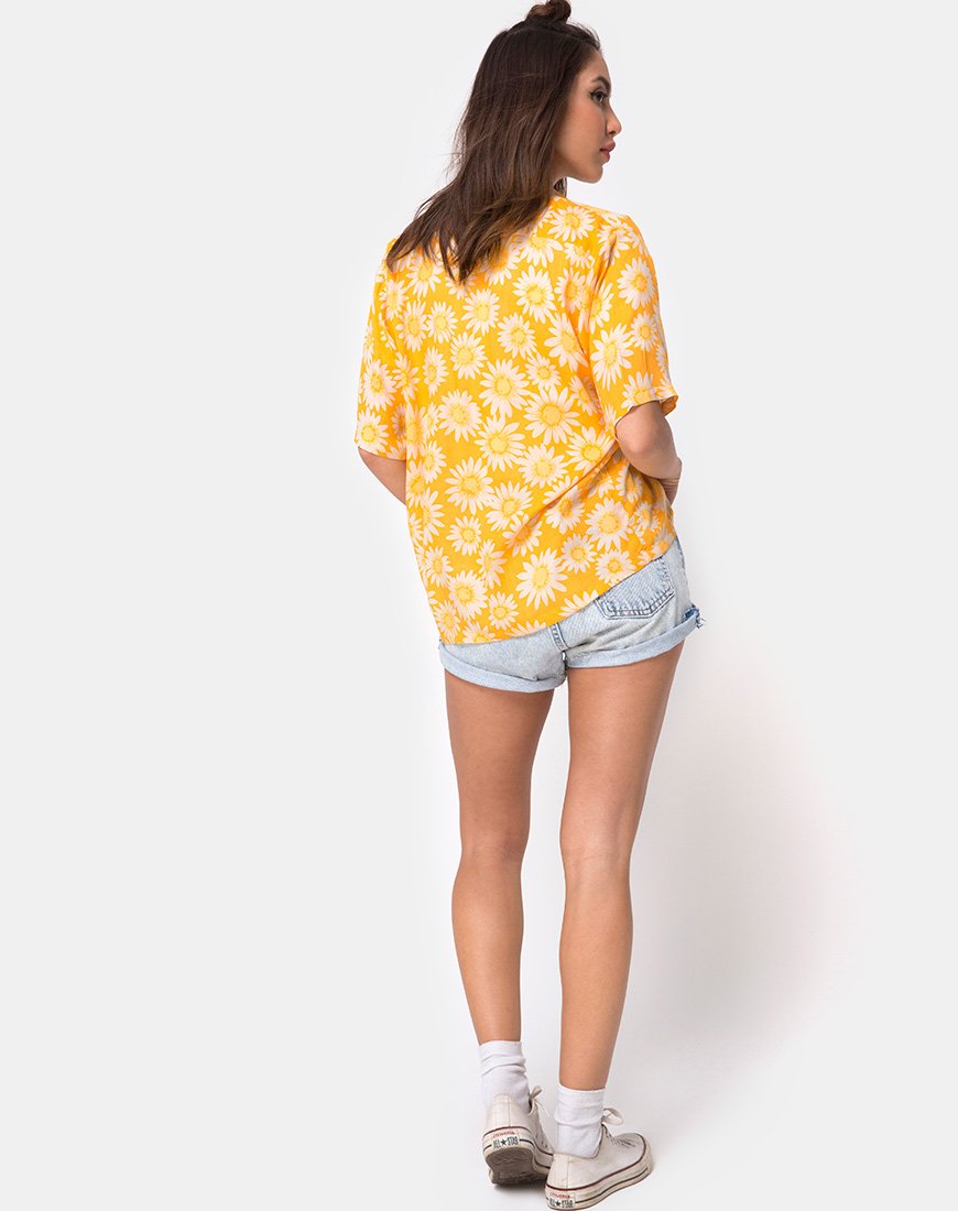 Image of Hawaii-Hemd in Sunkissed Yellow Floral