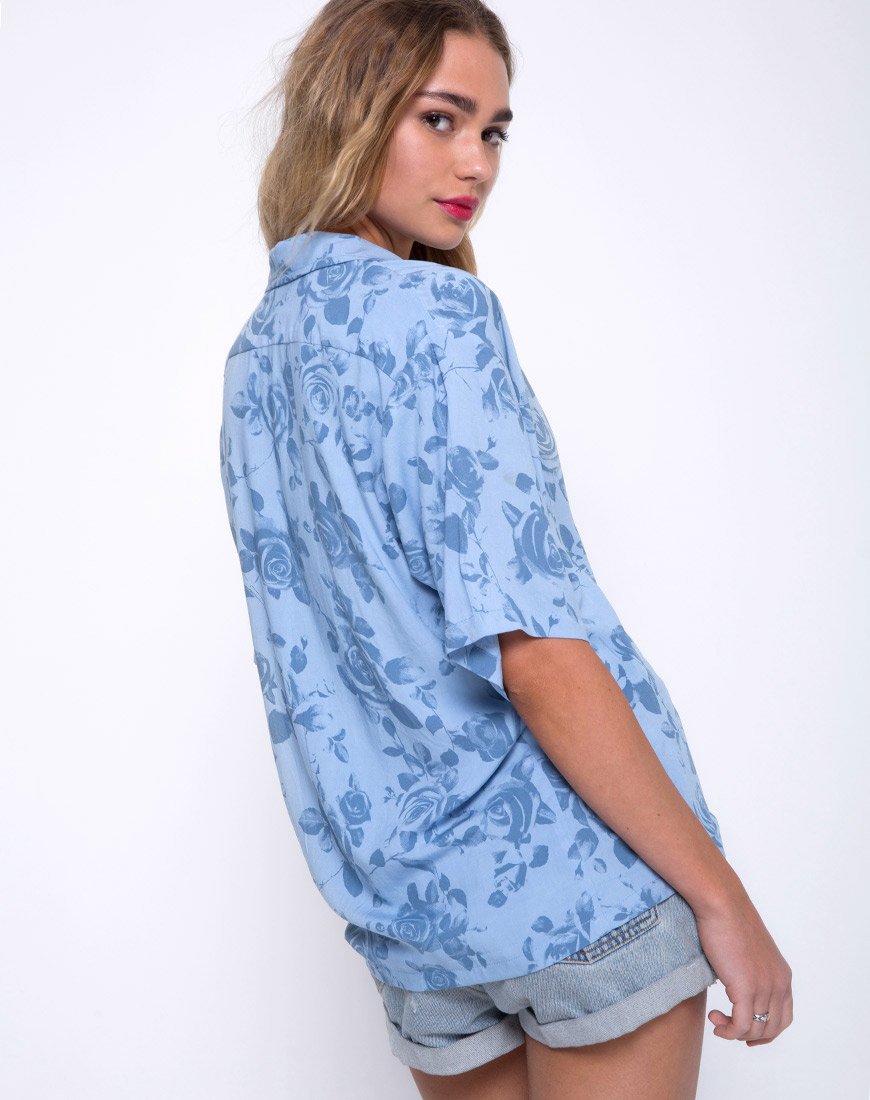 Bild von Hawaii-Hemd in Sky Rose