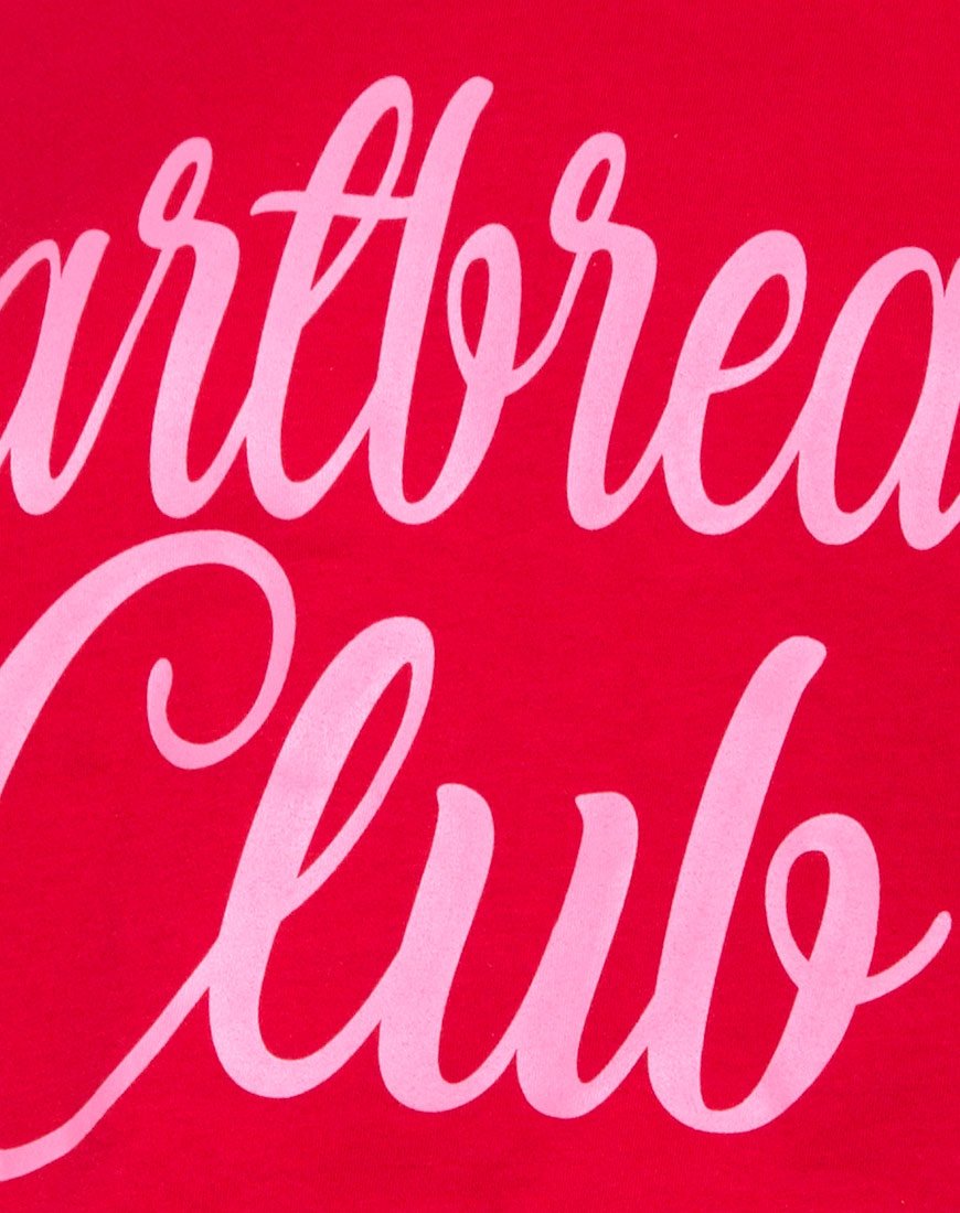 Bild von Oversize Basic Tee in Heartbreaker Club Rot
