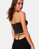 Bild von Hearty Flare Trouser in Schwarz Spandex