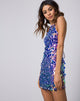 Image of Hedi Kleid in Disc Pailletten Feuer
