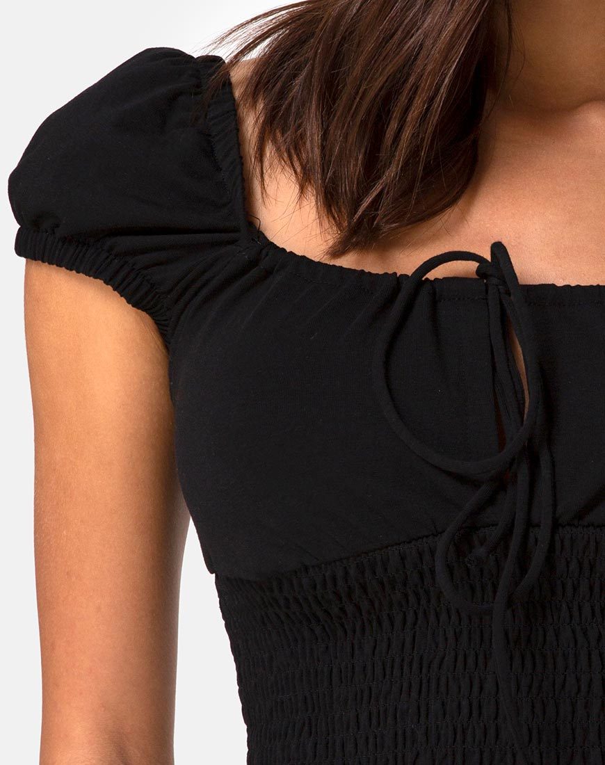 Image von Heina Crop Top in Schwarz