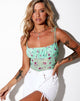 Bild von Hemalia Cami Top in Mesh Bloom Lime