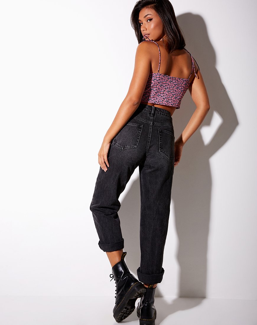 Bild von Hemary Crop Top in Floral Fun Pink
