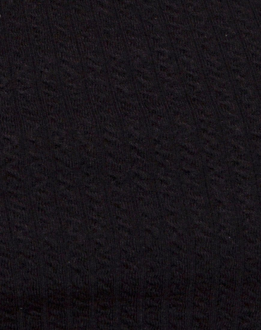 Image of Bomb Tube Top in Schwarz Jumbo Rib