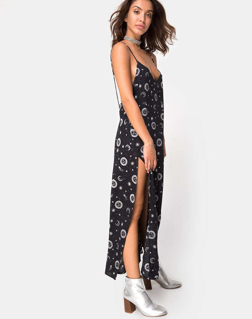Image of Hime Maxikleid in Small Celestial Black X Princess Polly