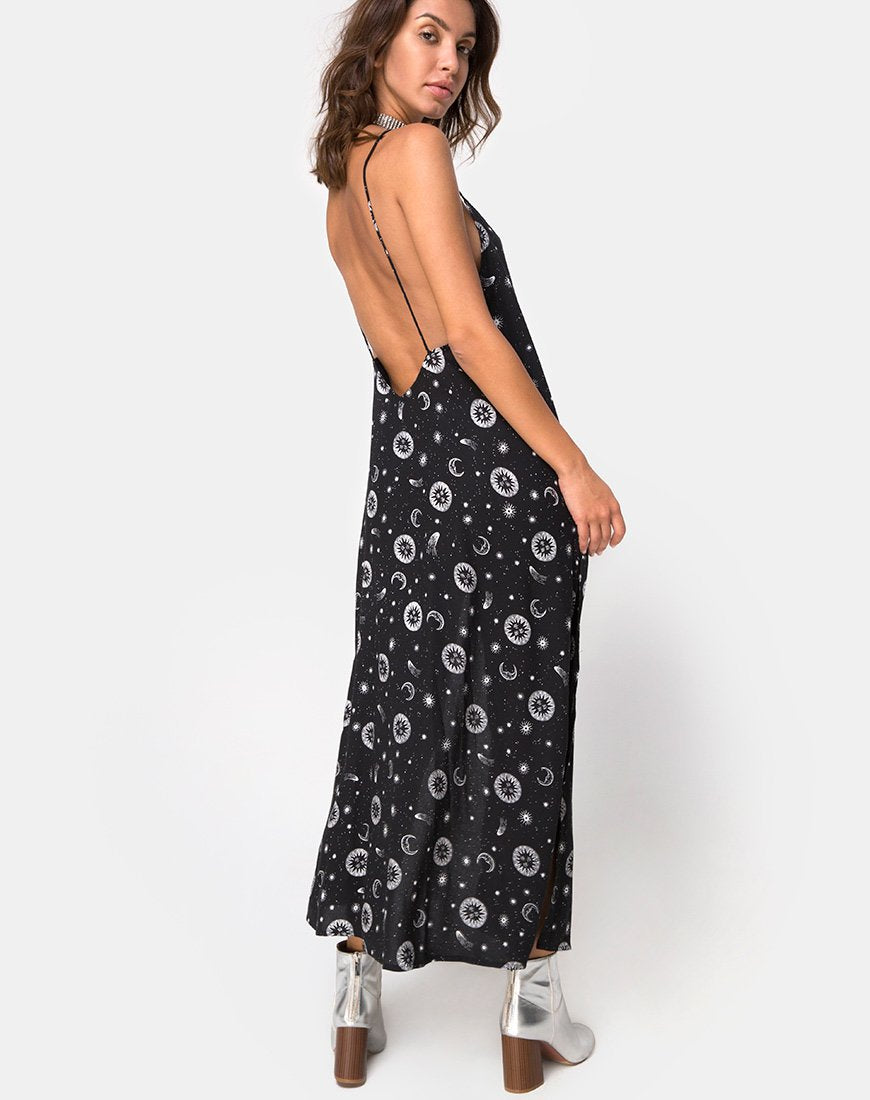 Image of Hime Maxikleid in Small Celestial Black X Princess Polly