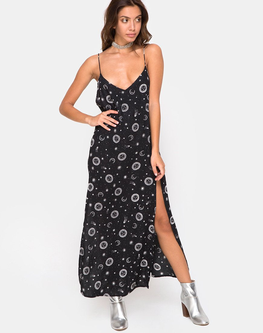 Image of Hime Maxikleid in Small Celestial Black X Princess Polly