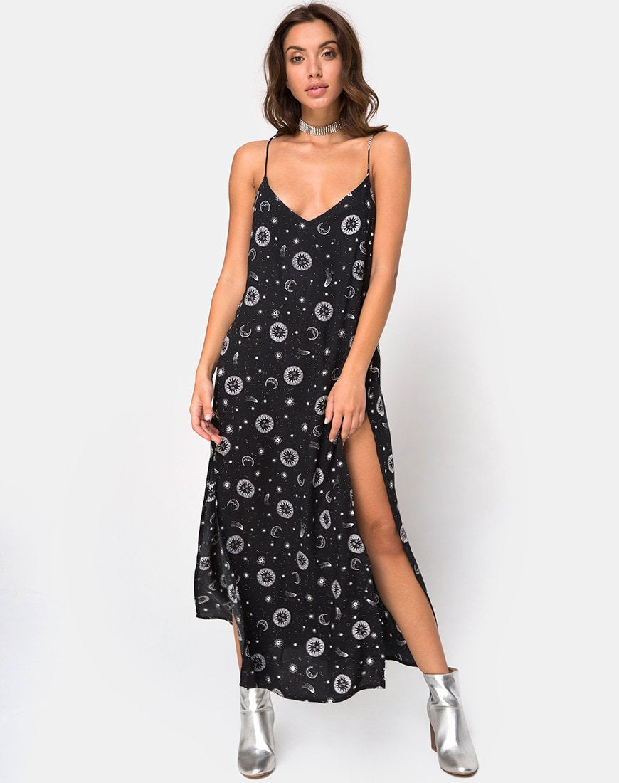 Image of Hime Maxikleid in Small Celestial Black X Princess Polly