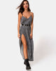 Image of Hime Maxikleid in Ditsy Leopard Grau