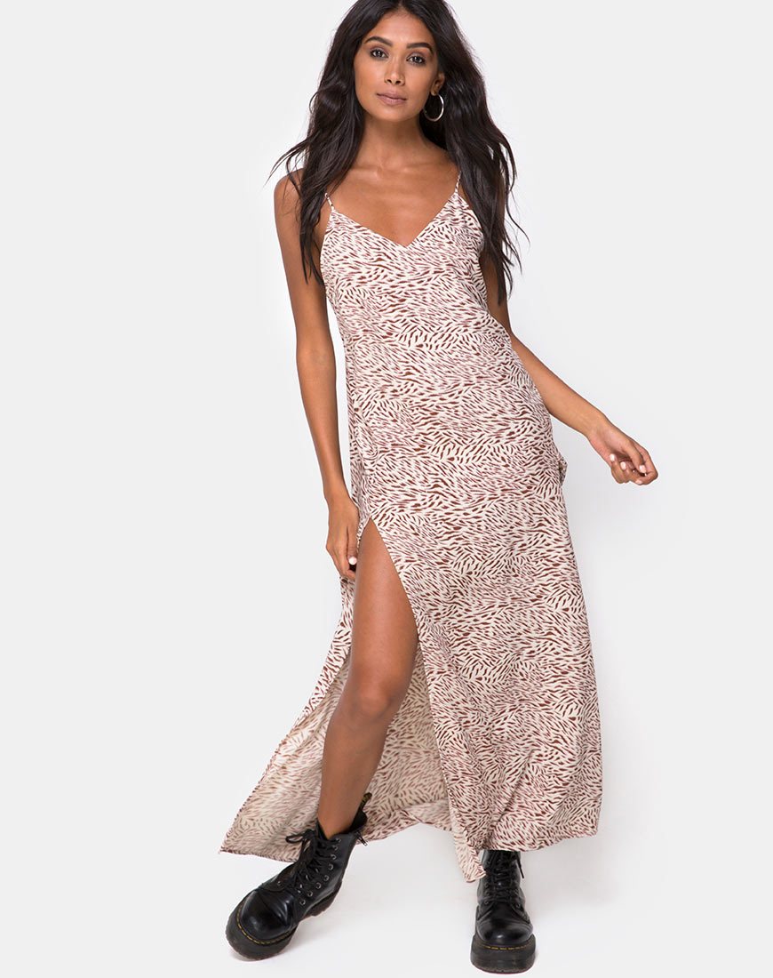 Image of Hime Maxikleid in Safari Taupe